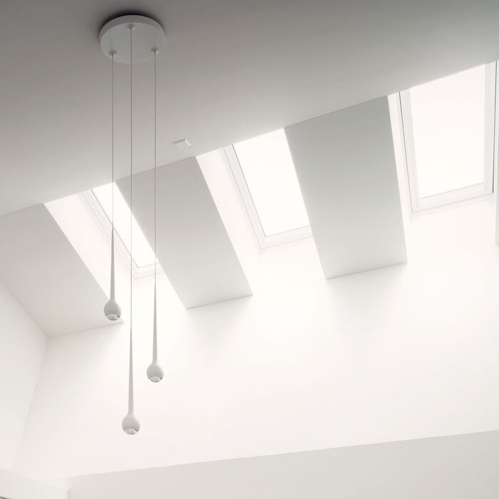 Eine moderne Variante von 3 Dachfenstern für optimale Lichtverhältnisse im Wohnraum.